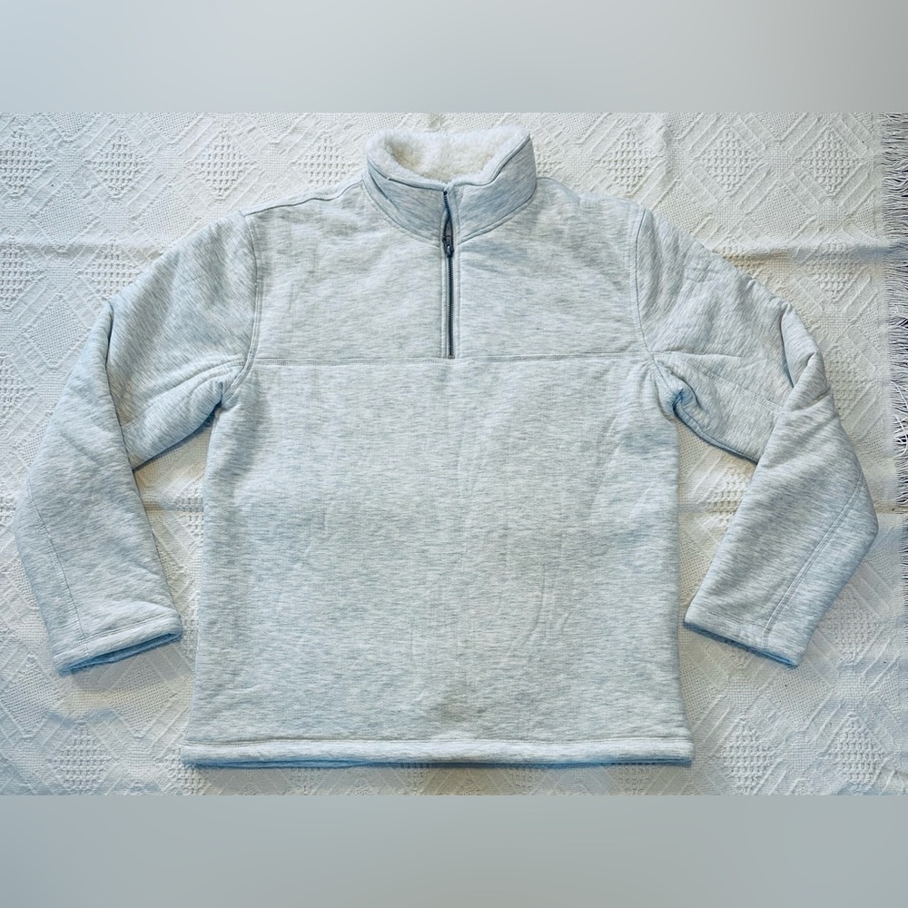 Fleece Quarter-Zip Pullover Fully Lined Fleece - image 1